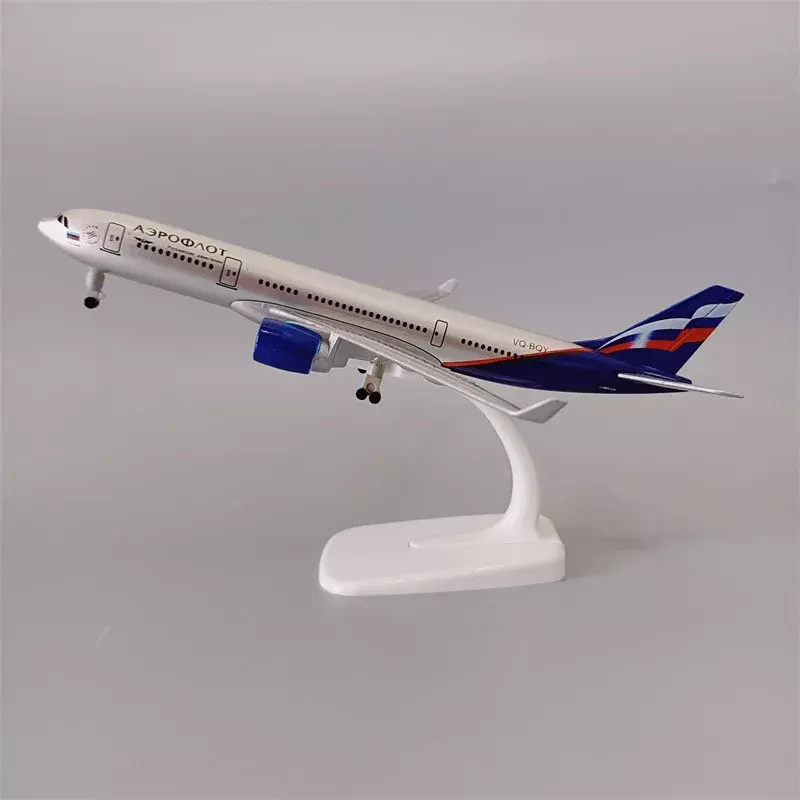 Модель российского самолета из металлического сплава, модель самолета с отлитым давлением Аэрофлота, модели самолета, игрушки