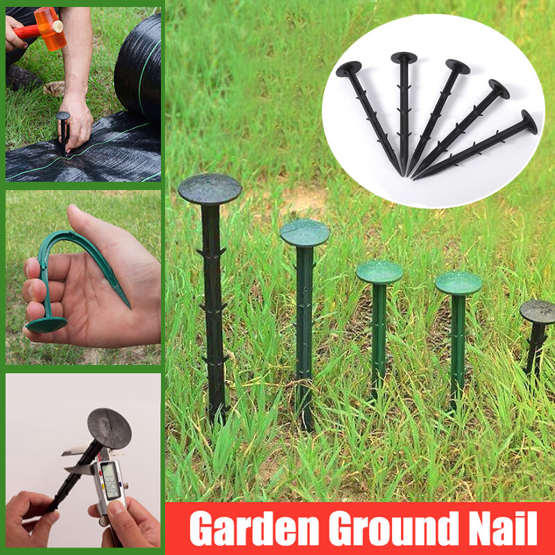 Ground Nail Film Fixed Garden Pegs Greenhouse Film Weed Prevention Ground Cloth Sunshade Fly Net Plastic Fixed Pegs