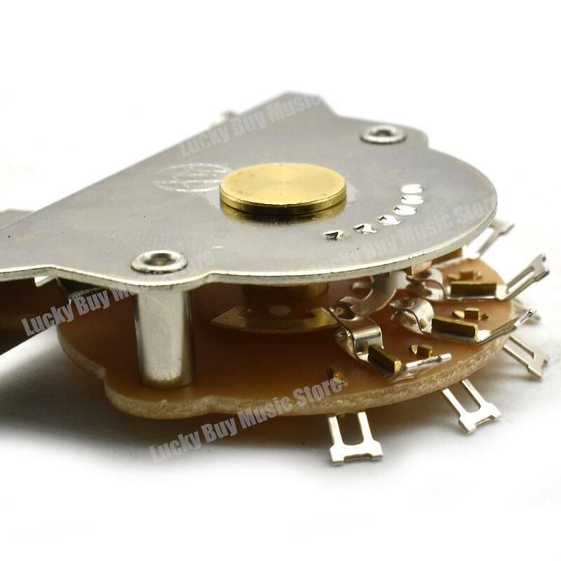 Interruptor de pastilla de guitarra de 1 piezas, 3 vías, 5 vías, con tornillos, piezas selectoras, accesorios