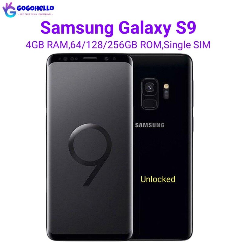 Samsung-Smartphone Galaxy S9 G960U/U1, téléphone portable, 4 Go de RAM, 64 Go, 128 Go, 256 Go de ROM, Dean 5.8 ", Octa Core, 4G, persévérance, NDavid, Snapdragon 95%, nouveau, débloqué, original