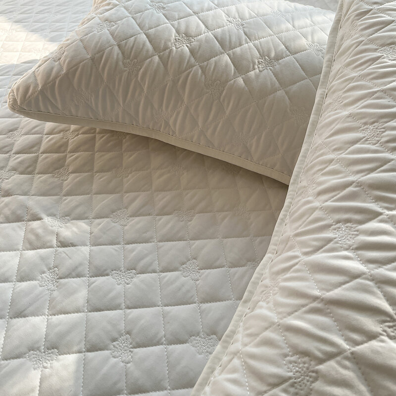 Almohadilla protectora de colchón lavable, protector de cama con banda elástica