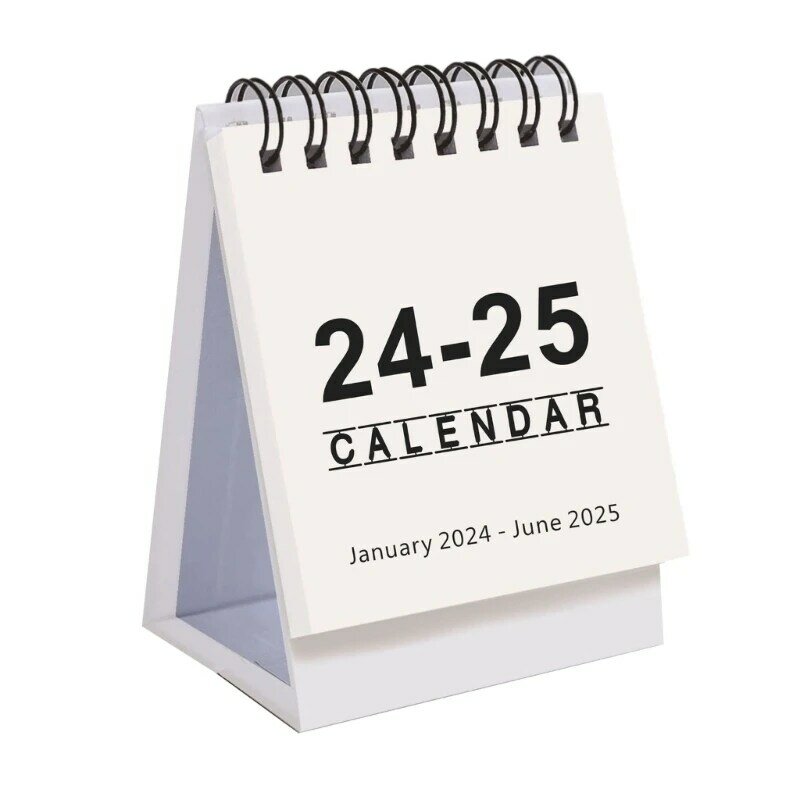 Mini calendário de mesa 2024 para trabalhadores de escritório e estudantes com dropship de números de semana