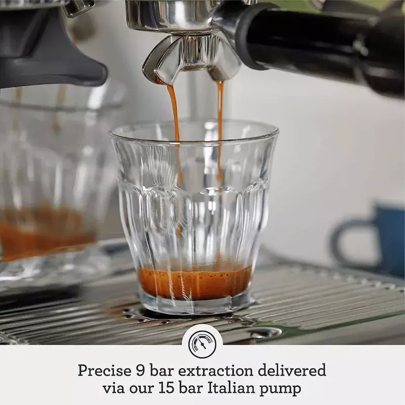 Mesin Espresso Breville Barista Express Machine, Black Sesame