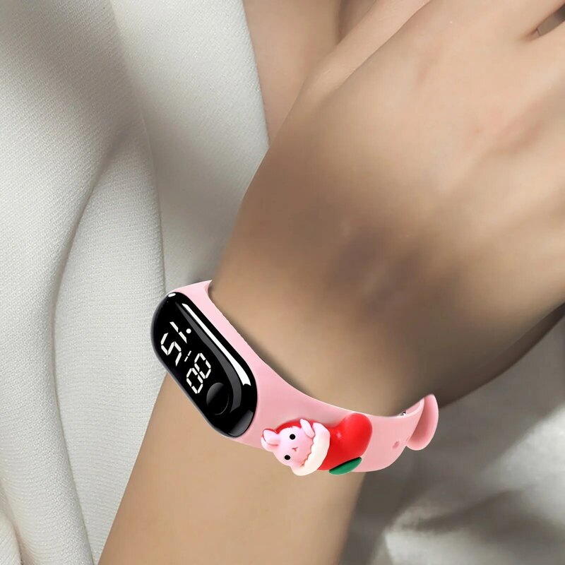 Cute Cartoon LED Doll zegarki dla dzieci dziewczyny pasek silikonowy bransoletka sportowa cyfrowy zegarek dla dzieci kobiety szkoła prezent Relogio Infantil