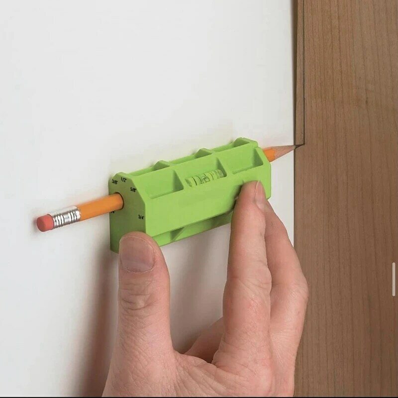 New Multi-Functional Scriber Woodworking Tool Pencil Marking Multi-Dimensional Woodworking Graffiti Marking Marking