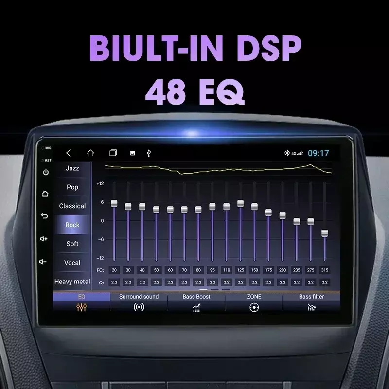 Vtopek-Radio Multimedia con GPS para coche, reproductor de vídeo con Android 11, 9 pulgadas, 4G, Carplay, DSP, 2Din, para Hyundai Tucson 2 LM IX35 2009-2015
