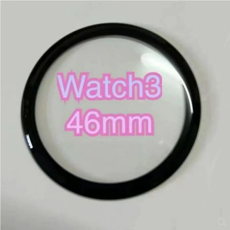 Tela exterior para huawei watch3 46mm 1.43 "painel de toque frontal tela lcd para fora da lente da capa vidro reparação substituir peças