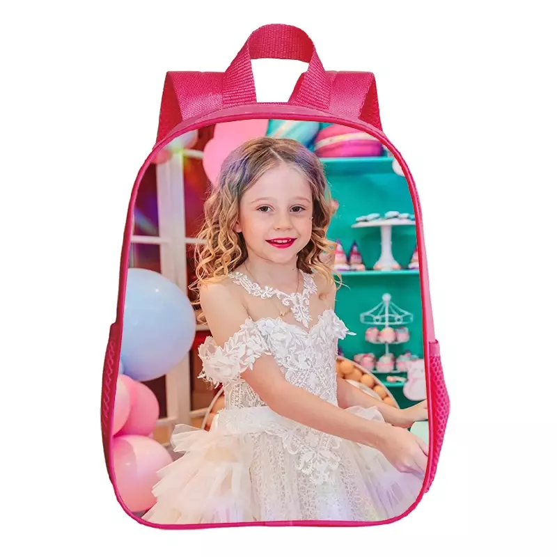 Like Nastya Print Backpacks Kids Kawaii Kindergarten Boobag Mochila Baby Toddler Small Backpack Girls Pink School Bags gifts