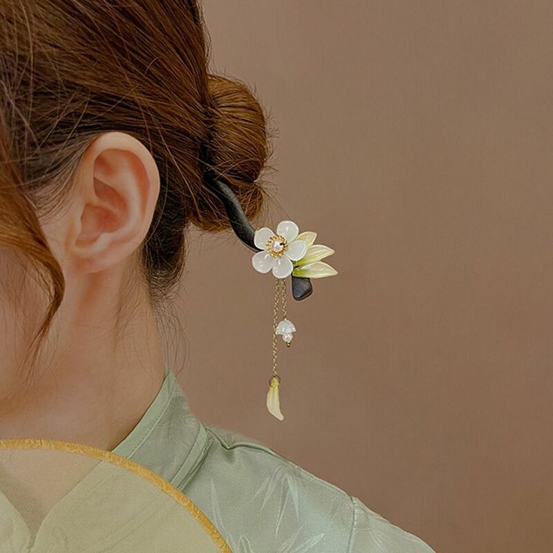 Tradicional Chinês Tassel Hair Sticks, Clips de cabelo, Acessórios Jóias, Hairpin, Estilo Retro, Ferramentas De Estilo De Cabelo De Madeira