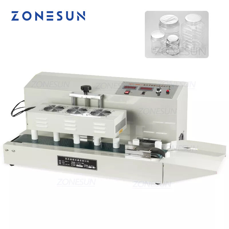 ZONESUN ZS-2000A Transistor Air-Cooling Desktop Electromagnetic Continuous Induction Sealing Machine For Vitamin Medicine Bottle