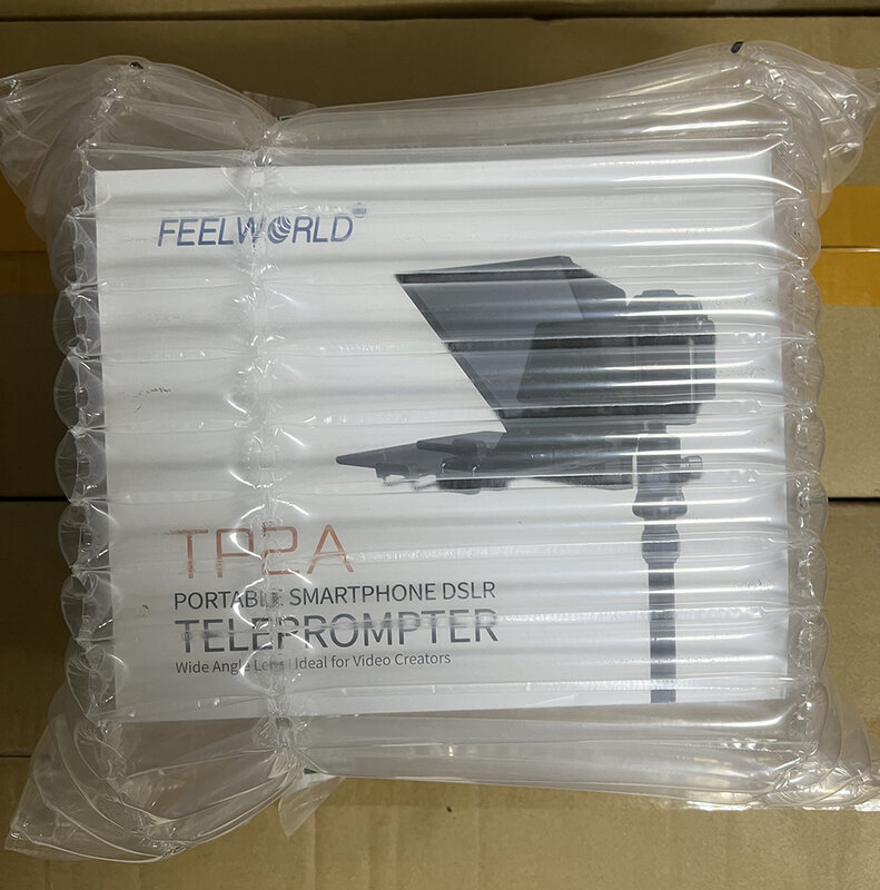 FEELWORLD TP2 Tragbare 8-zoll Teleprompter Unterstützt bis zu 8 "Smartphone/DSLR Schießen mit Bluetooth Steuerung Objektiv adapter Ringe