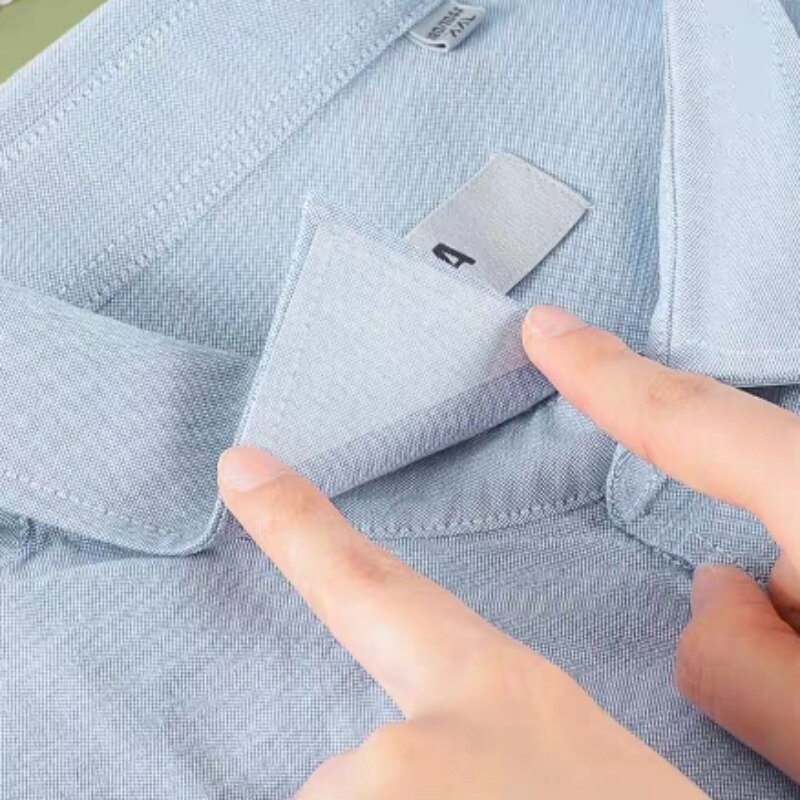 Prevenire la deformazione Collar stay Stickers Anti Roll Stand Collar Shaper adesivo Shaping Patch evita Curl Polo Shirts pad fissi