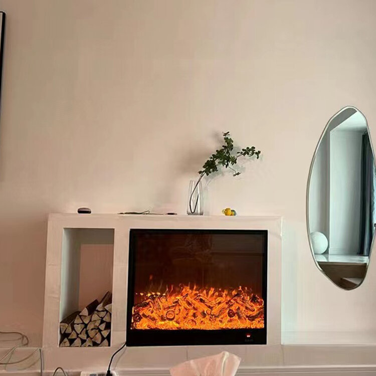 Custom Made Electric Fireplaces Wall Mount Power Saving Large Decorative Fireplace With 7 Kinds Of Flame Color
