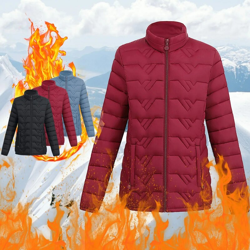 Winter Jacket Women 2023 New Short Parka Jacket Solid Coats Female Cotton Pdded Parkas Lady Thick Slim Outwear Coats For Women