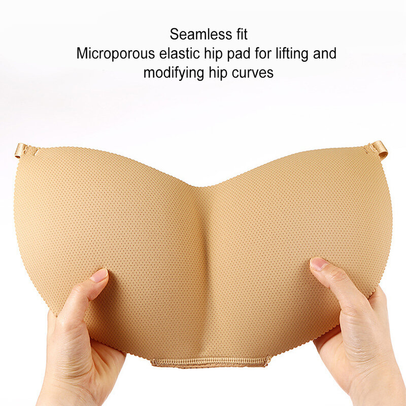 Soft Texture Butt Enhancing Underwear Thick Padding Fine Stitching Waist Sexy Fake Ass Hip