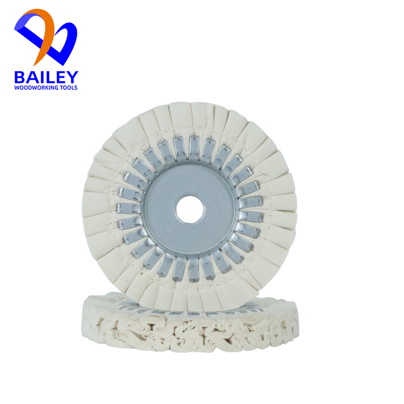 BAILEY 5PCS High Quality 150x22x20mm Buffing Wheel Iron Core Polishing Wheel for Edge Banding Machine Woodworking Tool