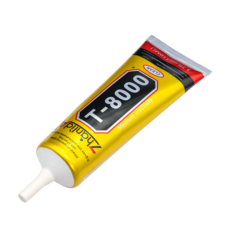 Zhanlida T8000 15/50/110ML Clear Mobile Phone Adhesive MultiPurpose DIY Electronic Component Glue with Precision Applicator Tip