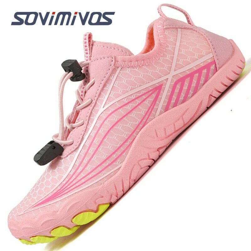 Boy Elastic Quick-Dry Breathable Upstream Wading Shoe Surfing Water Sports Shoes Non Slip Children Beach Barefoot Girl Aqua Shoe