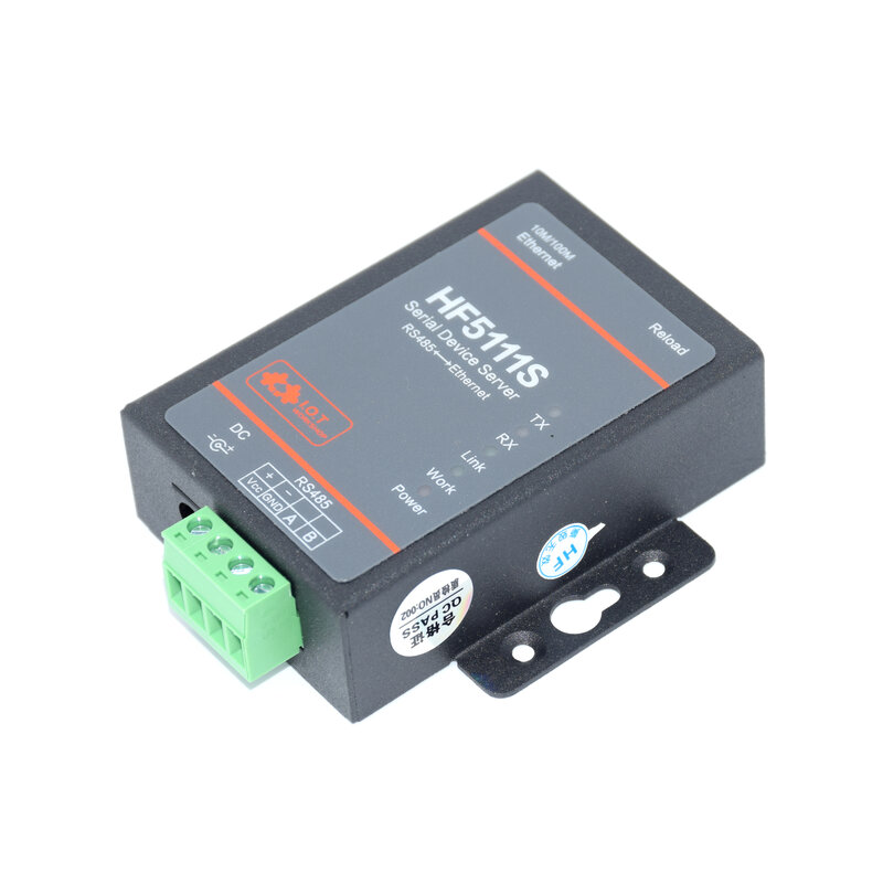 Industrial Serial Port Server RS485 to Ethernet Transmission Converter Server device HF5111S IOT support Modbus TCP