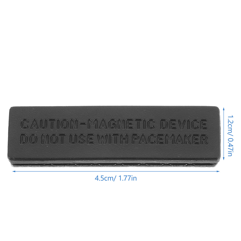 Etichette per abbigliamento da 8 pezzi porta Badge magnetico targhette magnetiche con supporto per etichette flessibili