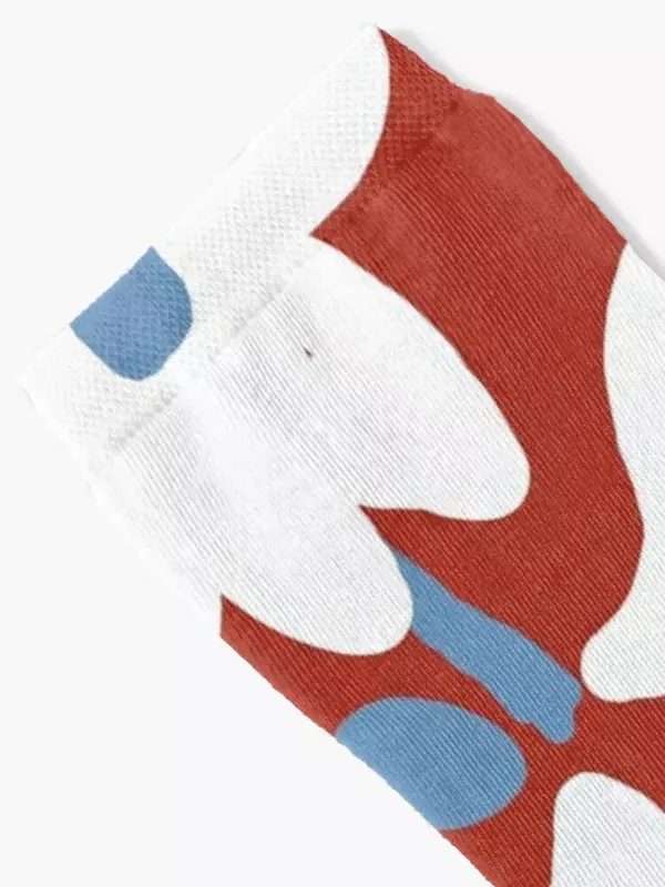Kaus kaki Taman Skandinavia abstrak elegan unik kaus kaki tipis pria wanita