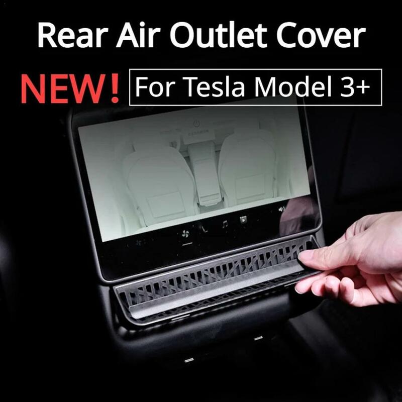 Rear Air Outlet Cover for Tesla New  Rear Air Conditioning Vent Protective Cover Anti Blocking New Model3 Highland 2024