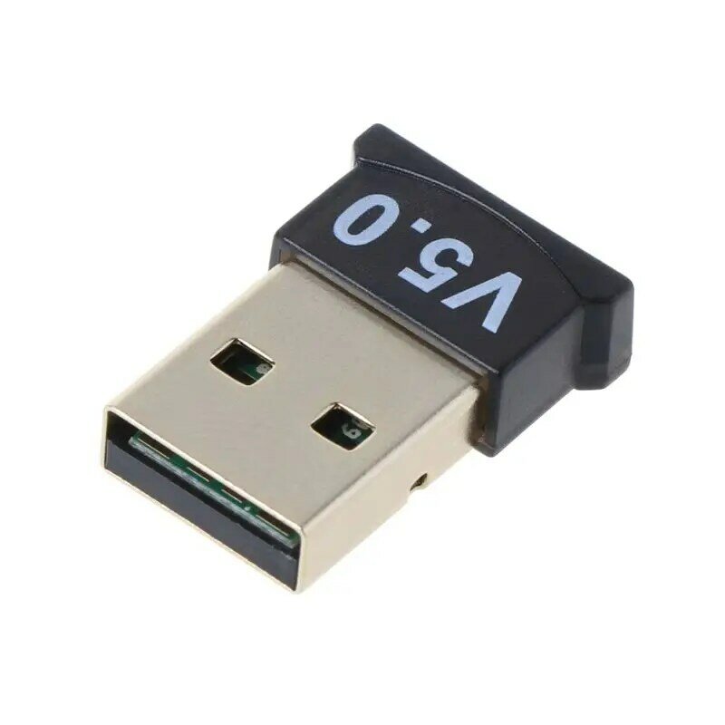 Pemancar Penerima Nirkabel Adaptor USB 5.0 Kompatibel dengan Mini untuk Gamepad Earphone Laptop Komputer PC