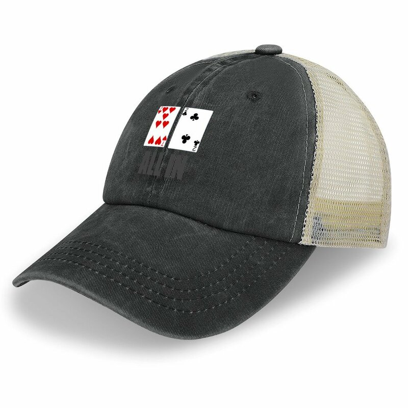 Poker-todo en 7 2 sombrero de vaquero Vintage, montañismo, sombrero de té, sombreros para hombres y mujeres