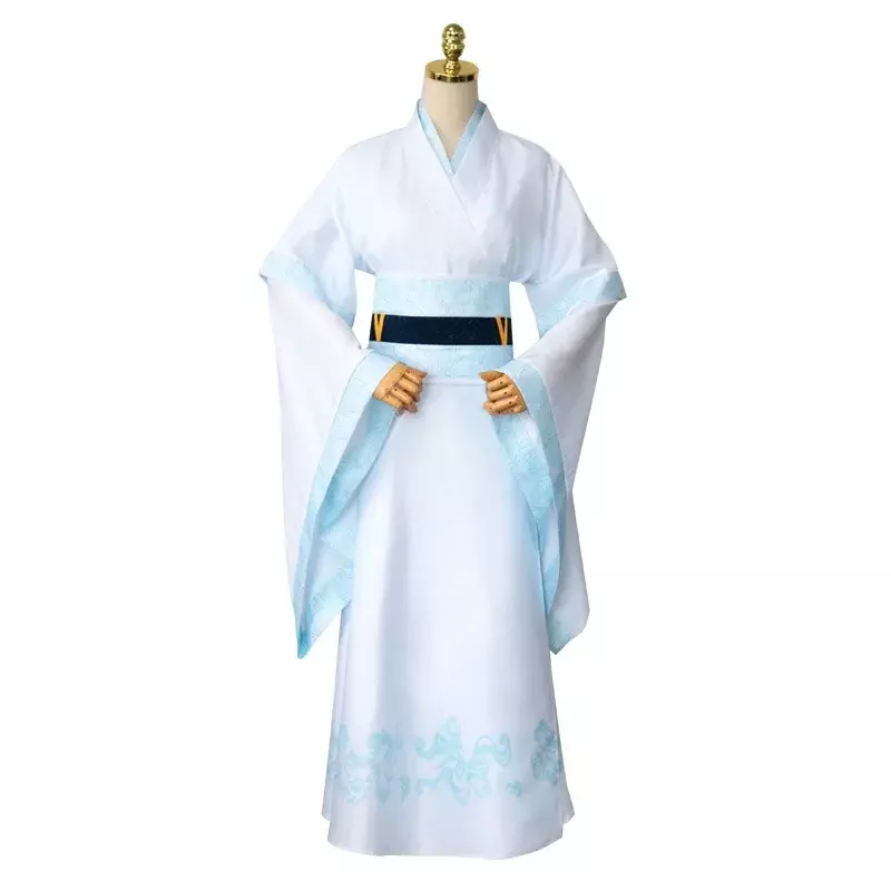 Costume Cosplay de Mo Dao Zu Shi Lan Sizhui pour Homme, Grand Maître de la Culture Démoniaque, Perruque Hanfu, Costume d'Halloween