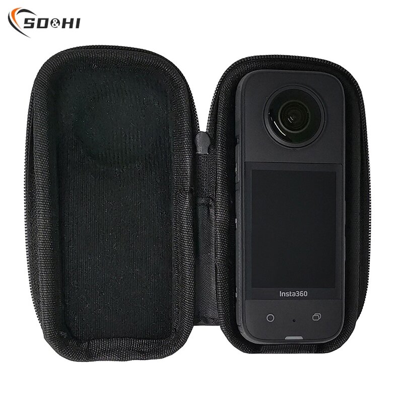 Casing penyimpanan Mini, tas pembawa portabel untuk Insta360 ONE X3 tas pelindung kotak tas tangan untuk Insta 360 kamera panorama