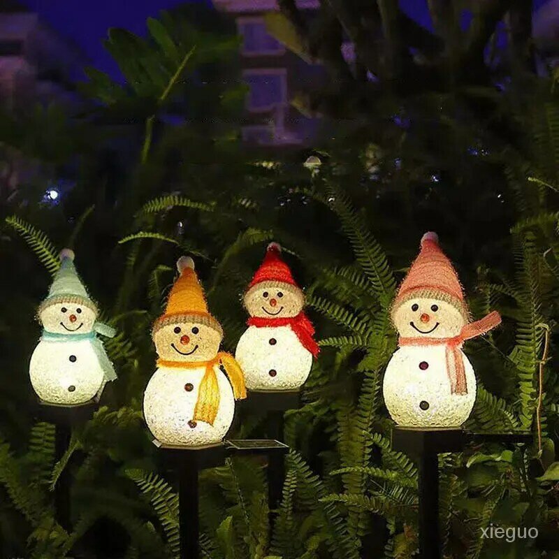 Tomshine-muñeco de nieve de Navidad Solar para exteriores, accesorios para exteriores, patio, etc.
