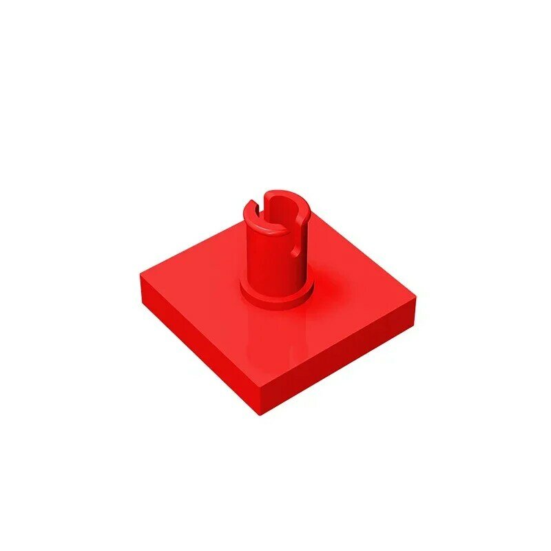 Gobricks GDS-932 Tile, 2x2 modificado com pino, Compatível com Lego 2460, Blocos de Construção Educacionais, Técnico DIY