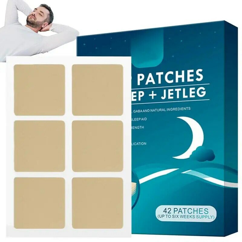 42pcs Insomnia Treatment Relieve Anxiety Decompression Headache Neurasthenia Soothing Plasters Body Relaxing Help Sleeping Patch