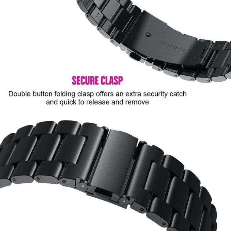 Correa de reloj de acero inoxidable de lujo, repuesto para Xiaomi Huami Amazfit GTS, pulsera de Metal para reloj inteligente
