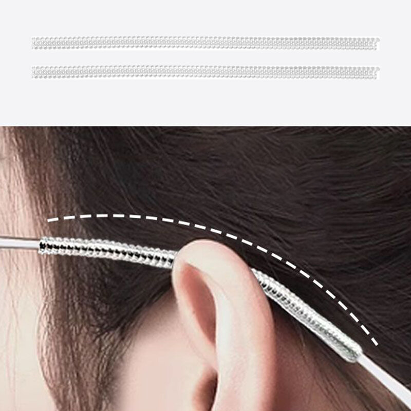 Gancho antideslizante para la oreja, accesorios para gafas, agarre de silicona, soporte para Punta de templo, nuevo, 1 unidad