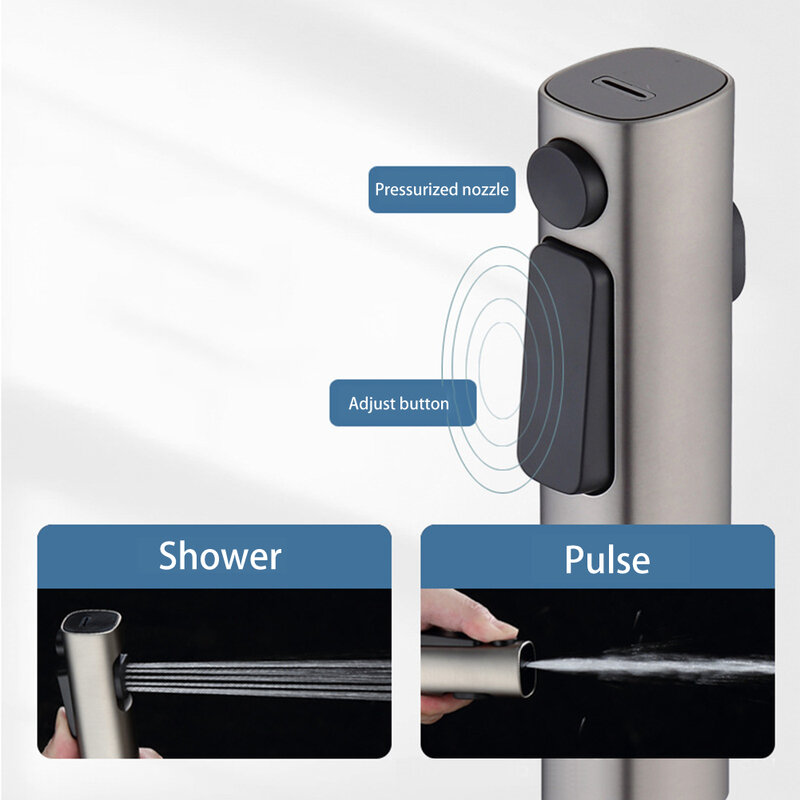 1PC wc Douche Bidet testa Spray portatile per sanitari Shattaf doccia G1/2 connettore irrigazione fiore accessori per il bagno