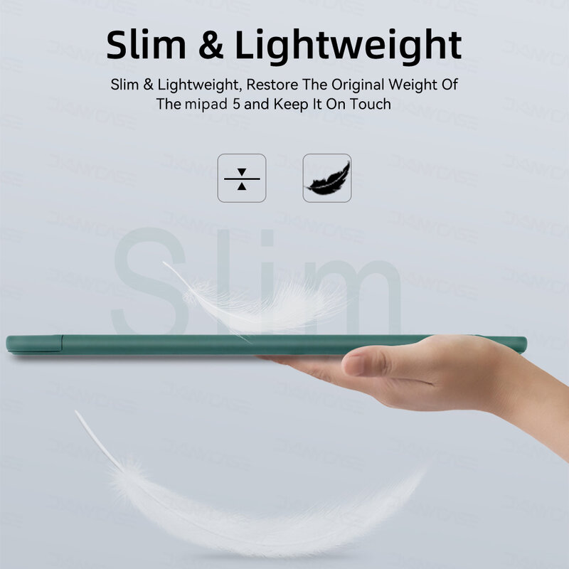 Casing Tablet untuk mi Pad 5/6, mendukung pengisian daya magnetik bangun otomatis untuk MiPad 6/5 Pro Cover Funda untuk Xiaomi Aksesori Tablet