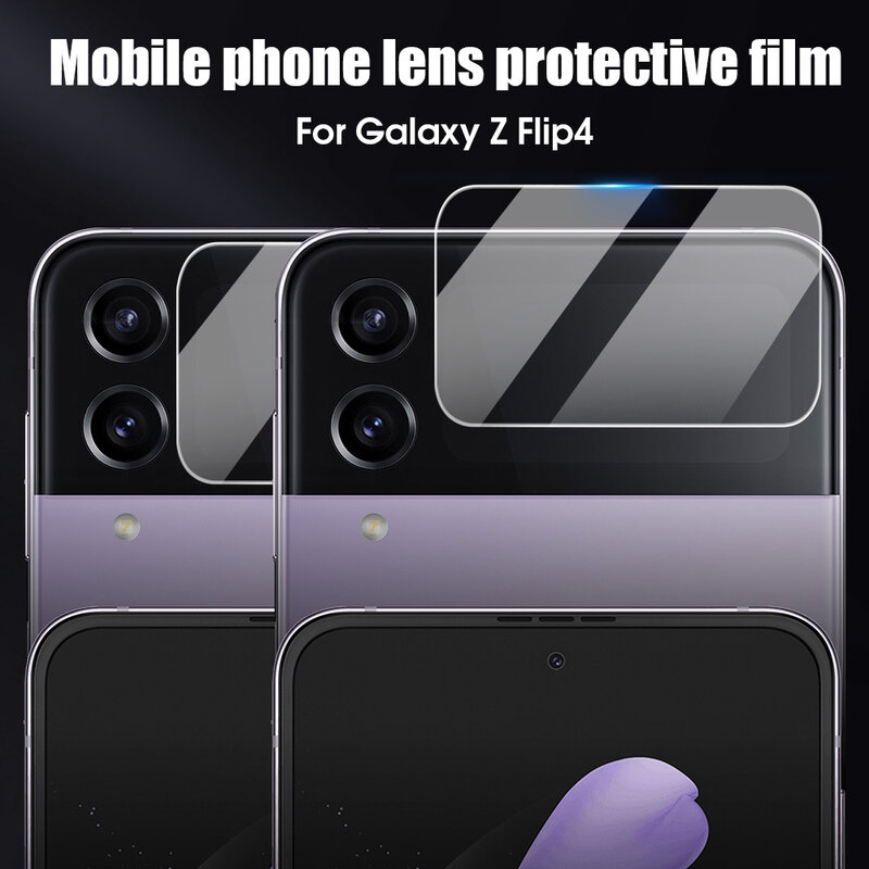 Verre de protection arrière pour Samsung Galaxy Z Flip 4 5G, couverture complète, protecteur d'écran arrière, film ZFlip4 2022