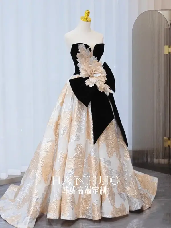Robe de Soirée Élégante et Luxueuse pour Femme, Tenue de Gala pour Invités de Mariage, Célébrité, 2023