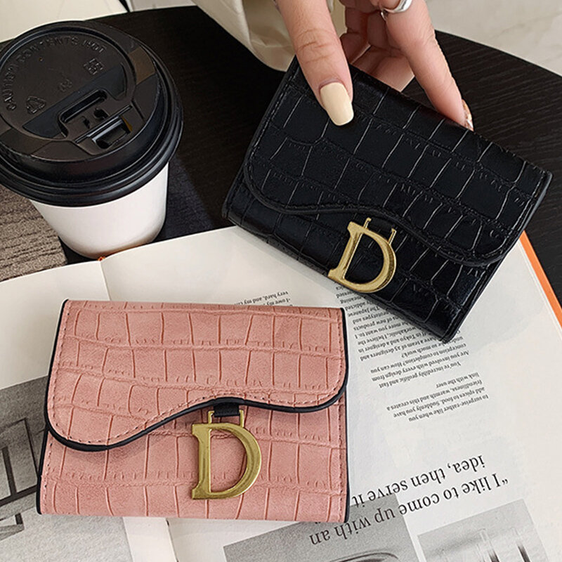 Portafogli piccola moda di marca di lusso in pelle Hasp borsa donna donna portamonete portamonete per portamonete portamonete portamonete portamonete