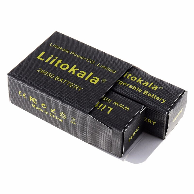 Liitokala Lii-50A 26650 5000mAh High Capacity 26650-3.7V Lithium Battery For Flashlight Power Bank Li-Ion Rechargeable Batteries