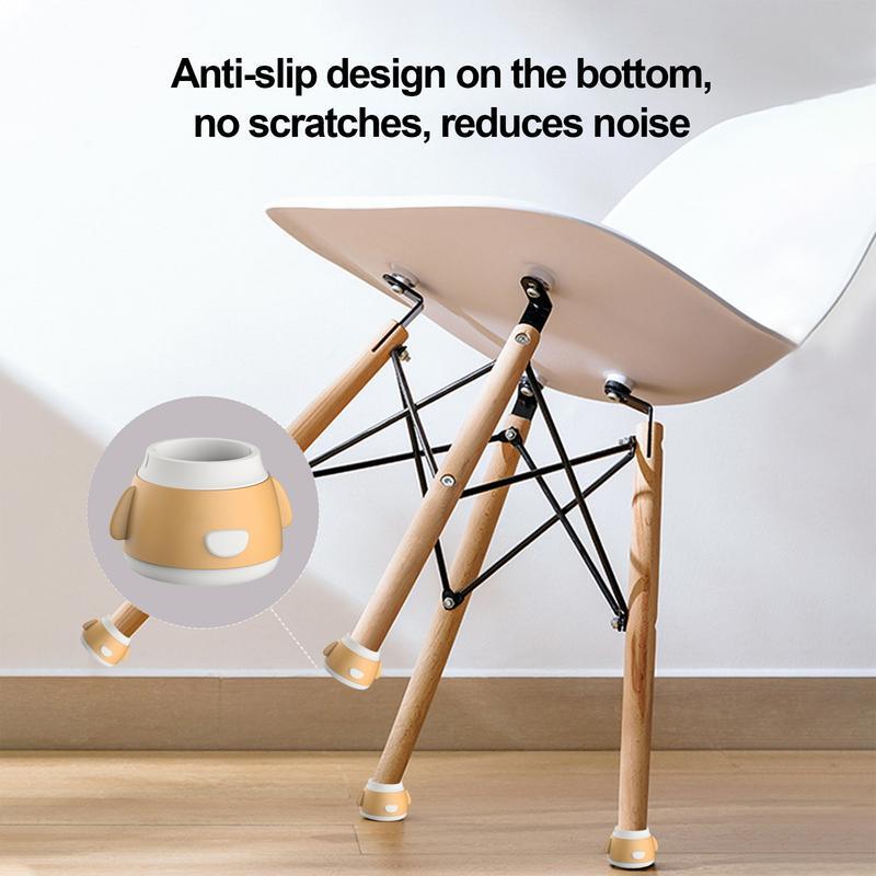 Le tazze per le gambe dei mobili in Silicone riducono il rumore coperture in Silicone per le gambe dei mobili protezioni per le gambe dei mobili per la camera da letto del soggiorno