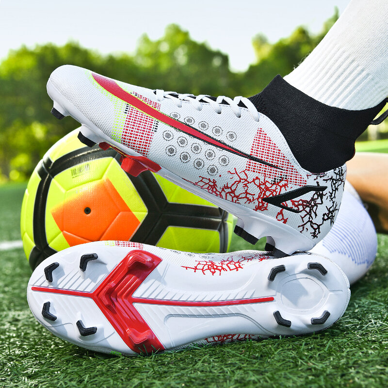 أحذية كرة القدم عالية الجودة هارلاند أحذية كرة القدم الصالات Chuteira Campo المرابط الرجال التدريب أحذية رياضية في الهواء الطلق احذية نسائية TF/FG