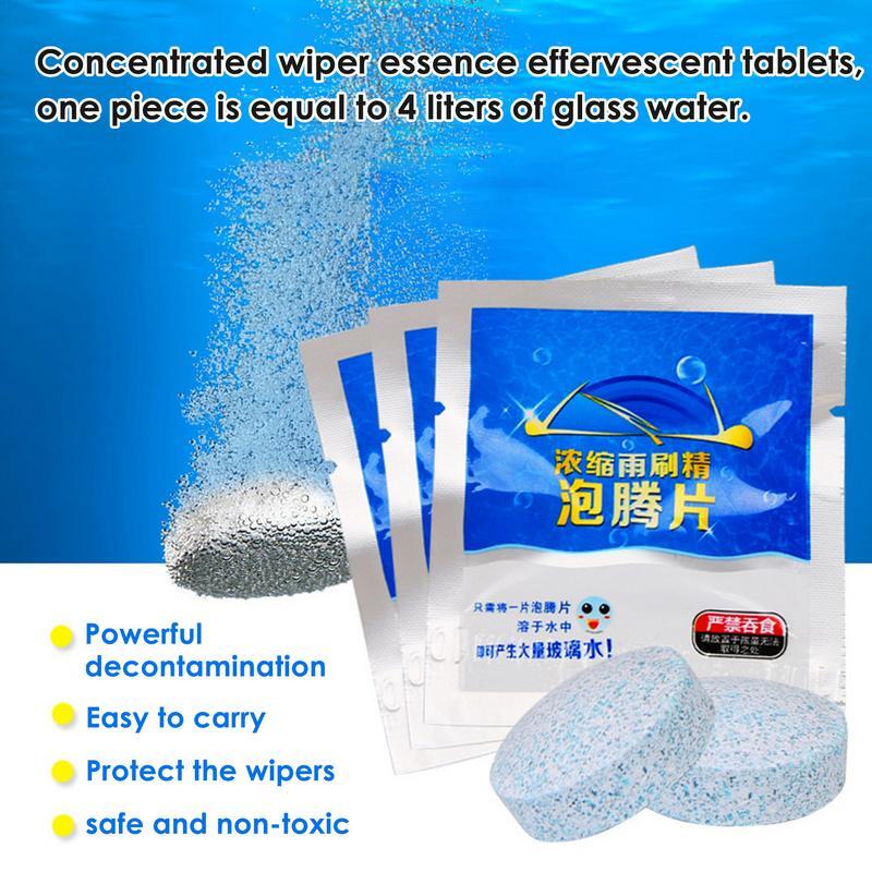 1Pc=4L 5g Car Windshield Glass Condensed Effervescent Tablet Wiper Washer Solid Wiper Concentrated Cleaner Tablets
