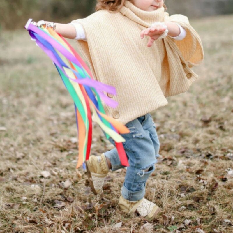 Детская музыкальная детская лента, кольцо для новорожденных вверх, развитие, распознавание цветов, сенсорные игрушки