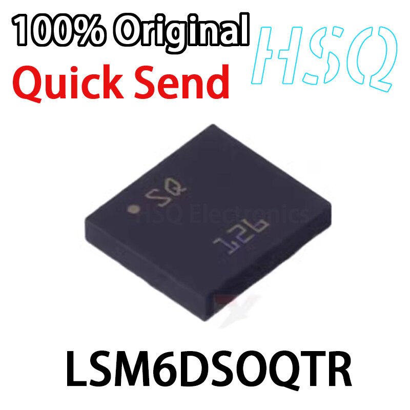 Оригинальный оригинальный модуль измерения инерции LSM6DSOQTR LSM6DSOQ, чип для прямой съемки, 1 шт.
