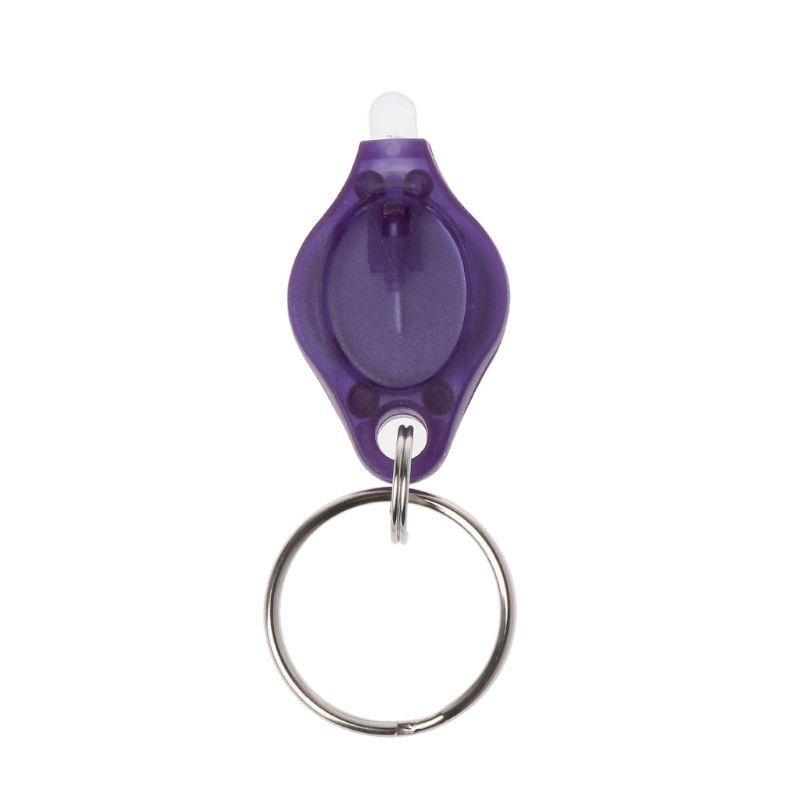 실용적인 토치 라이트 열쇠 고리 UV 미니 LED 손전등 키 체인 선물 남성 여성 DropShip