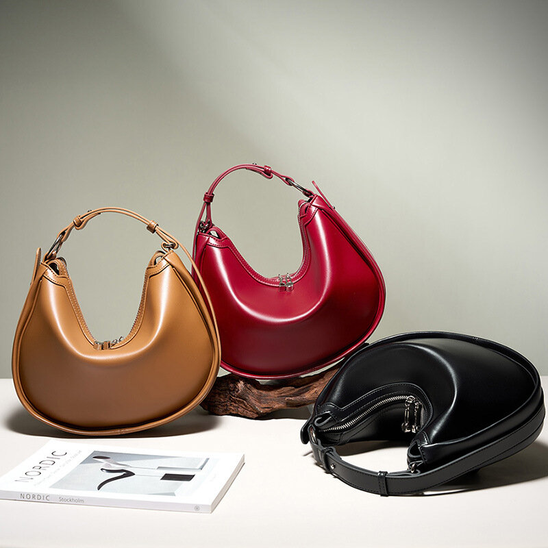 New Fashion Leather Shoulder Bag Luxury Handbag Women's Bag Versatile Underarm Crossbody Bag сумка женская bolsas para mujeres