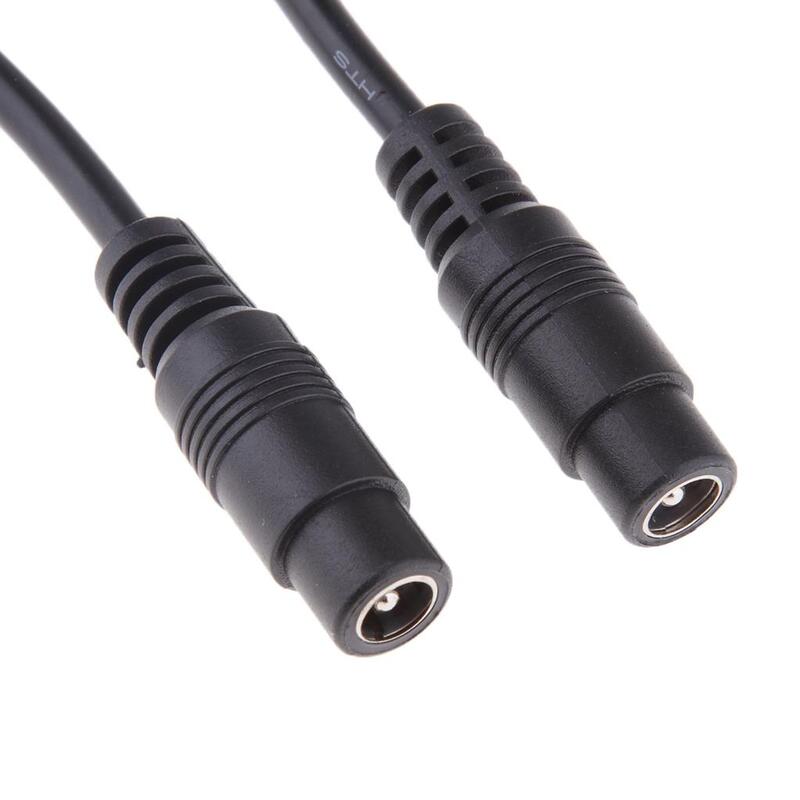 Cable de enchufe hembra DC .5mm x 1,35mm macho a 5,5x2,1mm para ventilador, luz Led, enrutador, altavoces y dispositivo