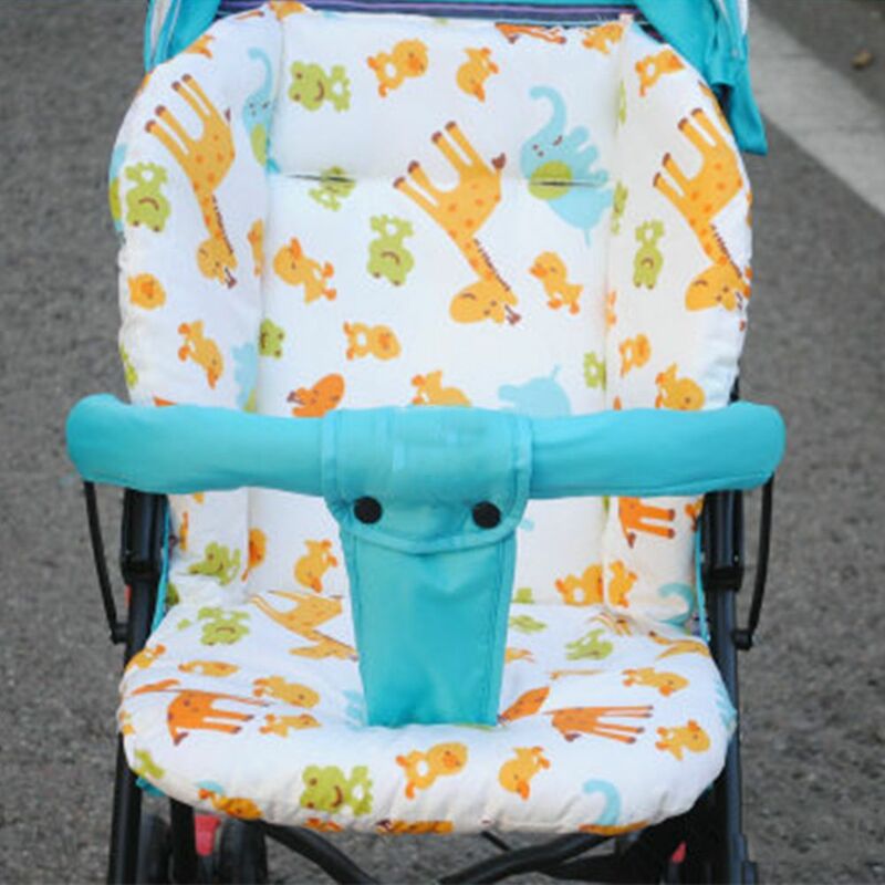 Cartoon Warm Thick Car Seat Mat Feeding Chair Mat Baby Stroller Cushion Pad Kids Highchair Cushion Mat Booster Seats Cushion